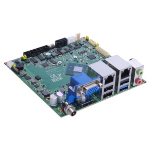 Axiomtek NANO842 Nano-ITX Motherboard, Intel Celeron J1900, LVDS/VGA/HDMI, Dual LAN and Audio